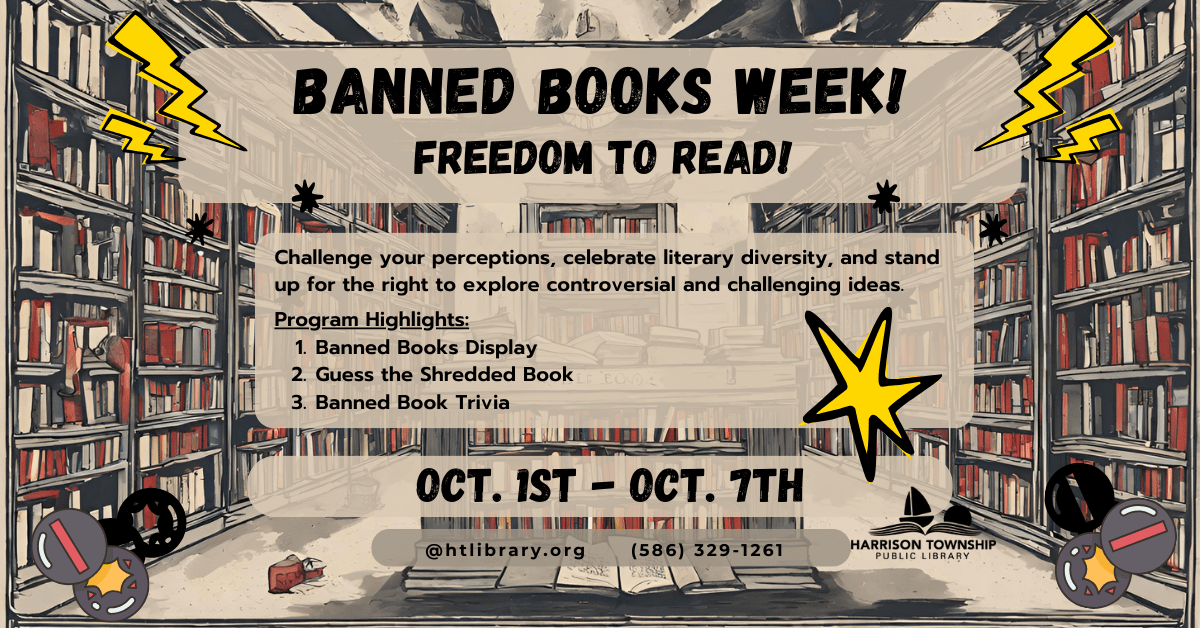 Banned Books Week! – Harrison Township Public Library